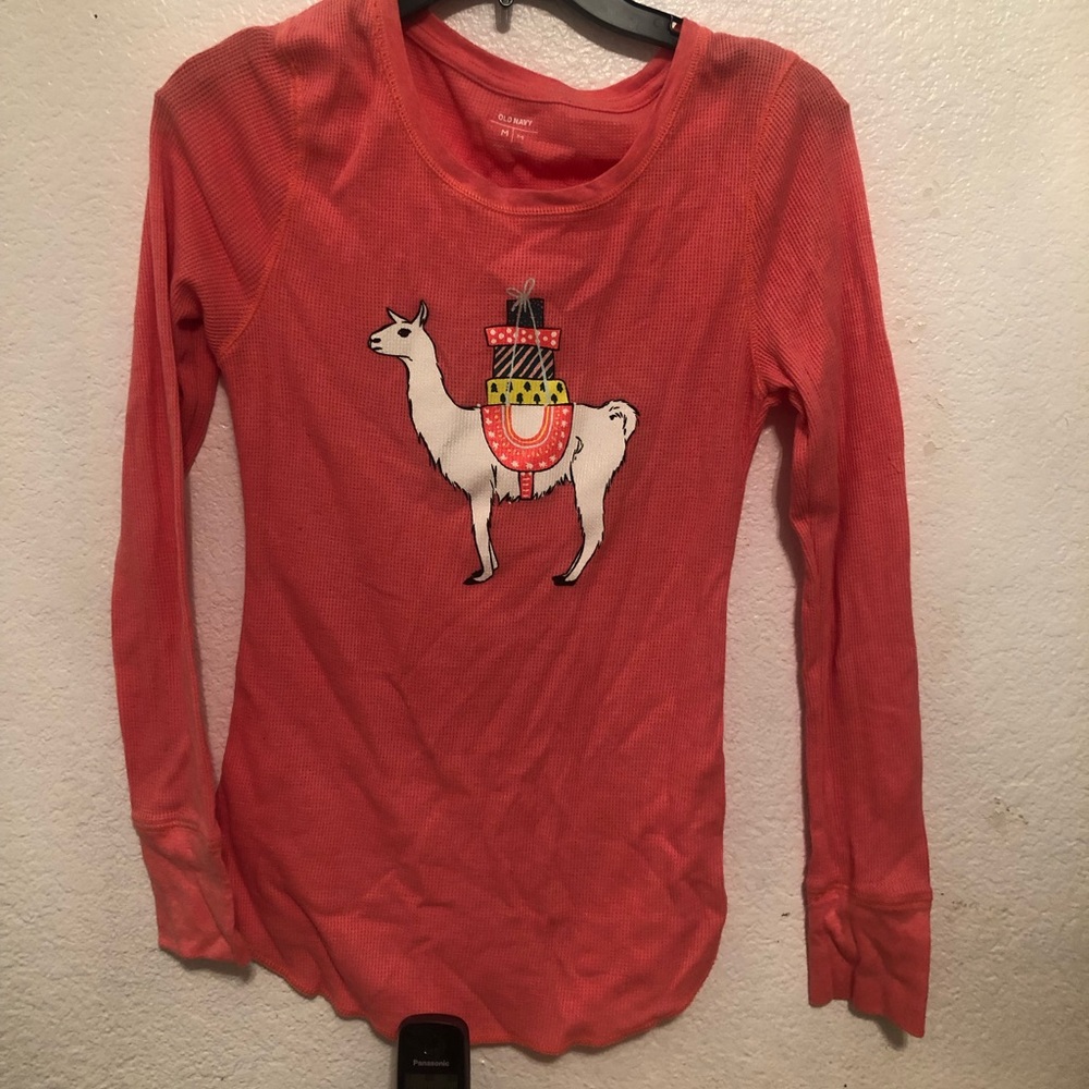 Llama pajama shirt